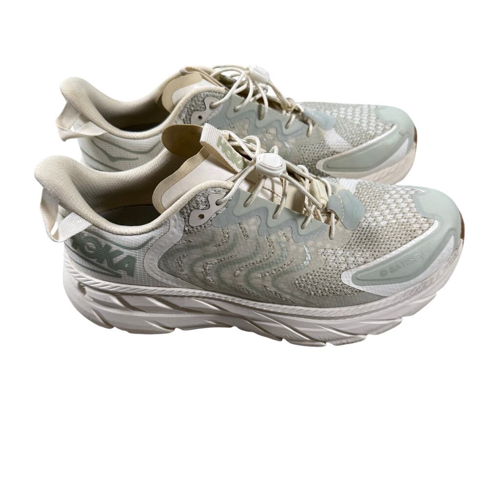 Hoka One One Clifton LS Satisfy Running Shoes Women 8 Cream